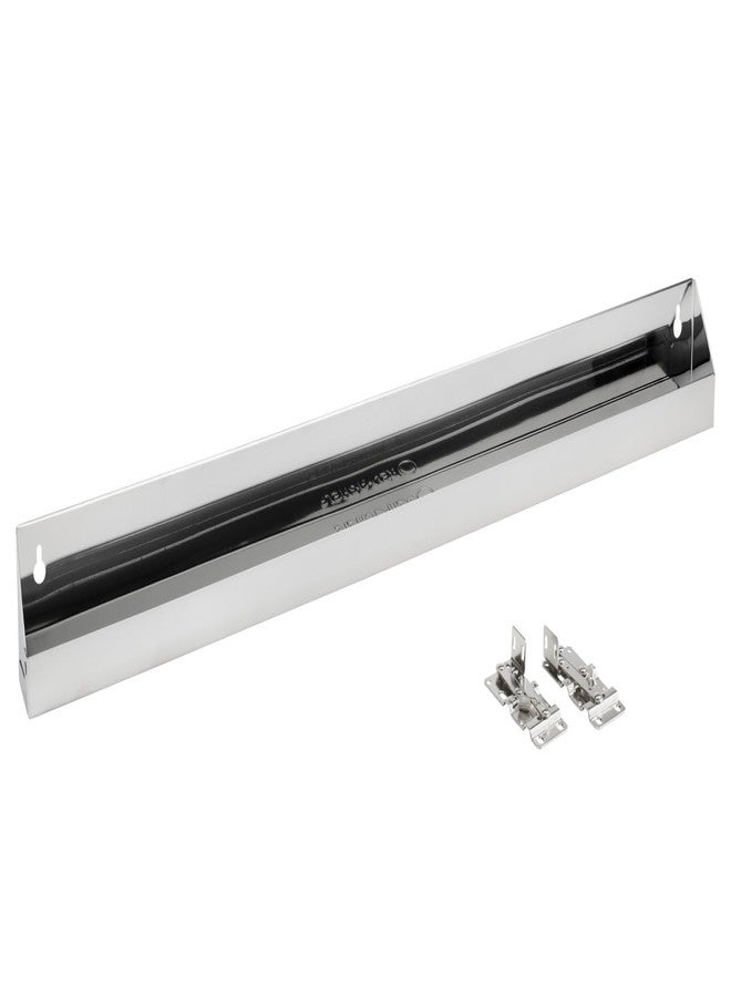 Rev-A-Shelf 31" Slim Tip-Out Sink Tray for Kitchen and Bathroom Base Cabinets, Large Pull Out Stainless Steel Storage Organizer, Silver, 6541-31-52 - Image 1